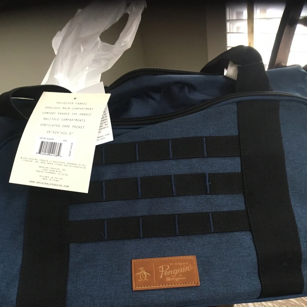 Original penguin sport‎ duffel. NWT. 200 retail